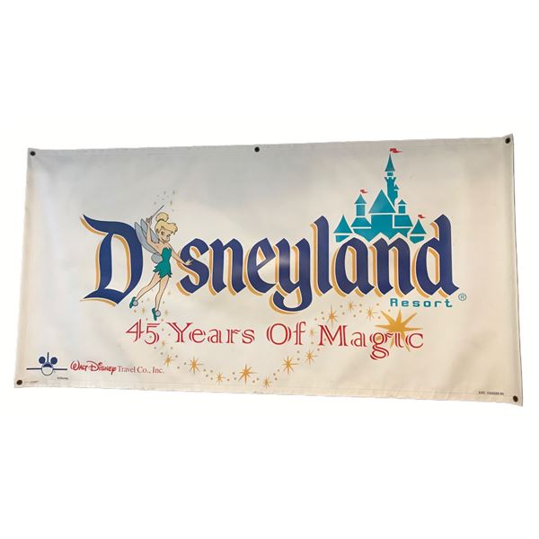 Disneyland 45th Anniversary Banner