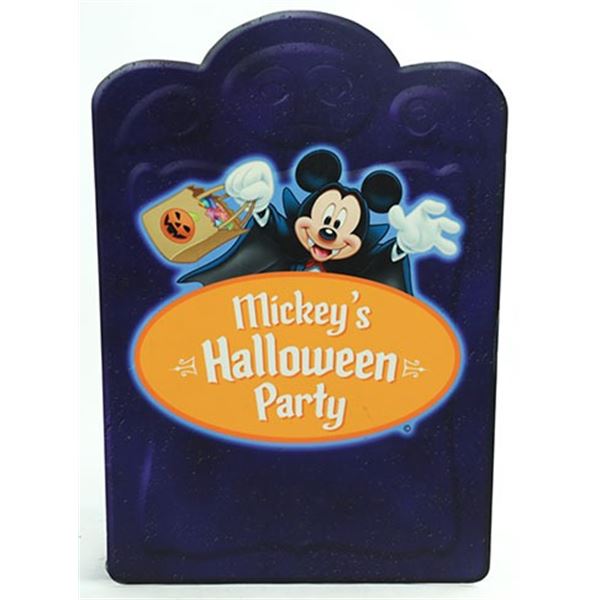 Disneyland Mickey's Halloween Party Park Sign