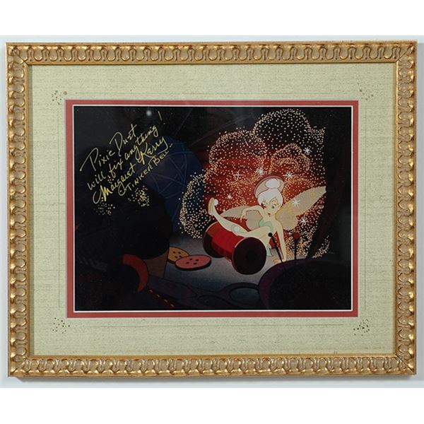 Disney Tinker Bell Cel Print Signed Margaret Kerry