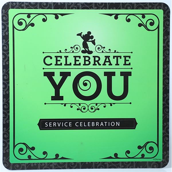 Disneyland Celebrate You Park Sign