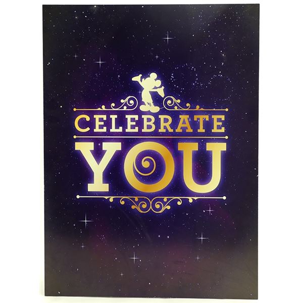 Disneyland Celebrate You Park Sign