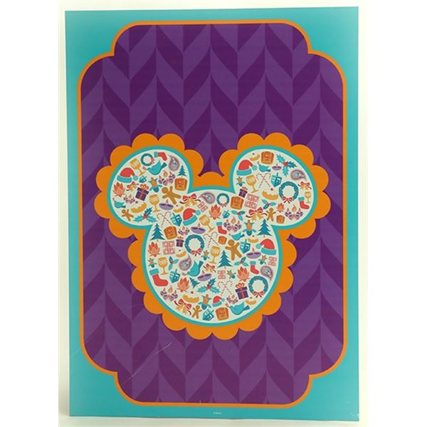 Disney DCA Mickey Mouse Holiday Park Sign