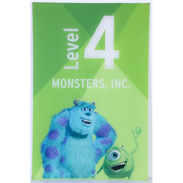 Disneyland Resort Monsters, Inc. Parking Sign