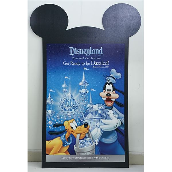 Disneyland Diamond 60th Anniversary Park Sign