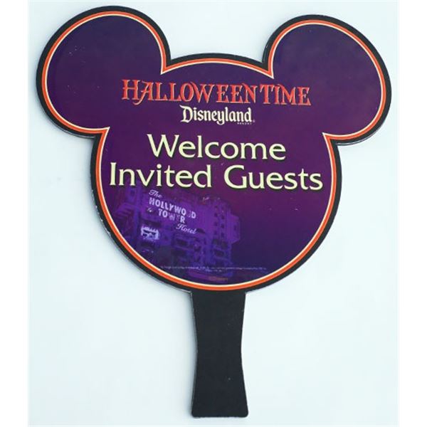 Disneyland Halloween Time Park Sign