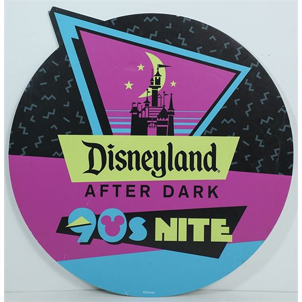 Disneyland After Dark 90's Nite Park Sign