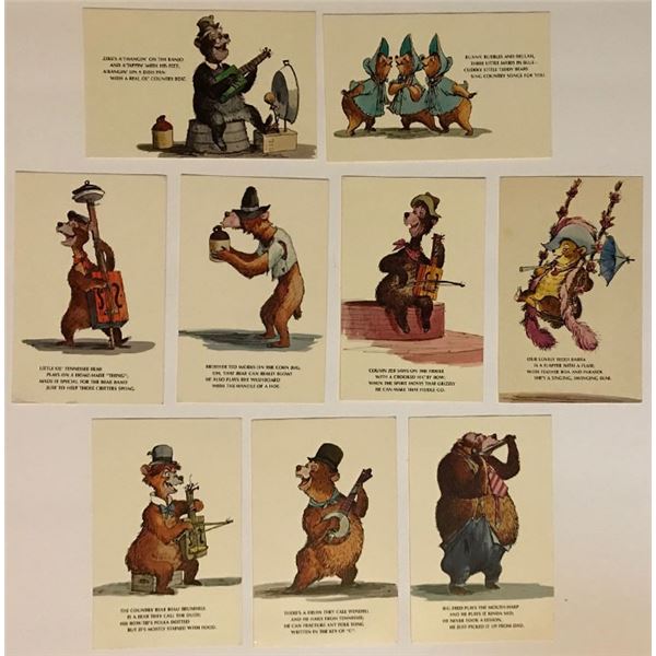 Disneyland Country Bear Jamboree Postcards