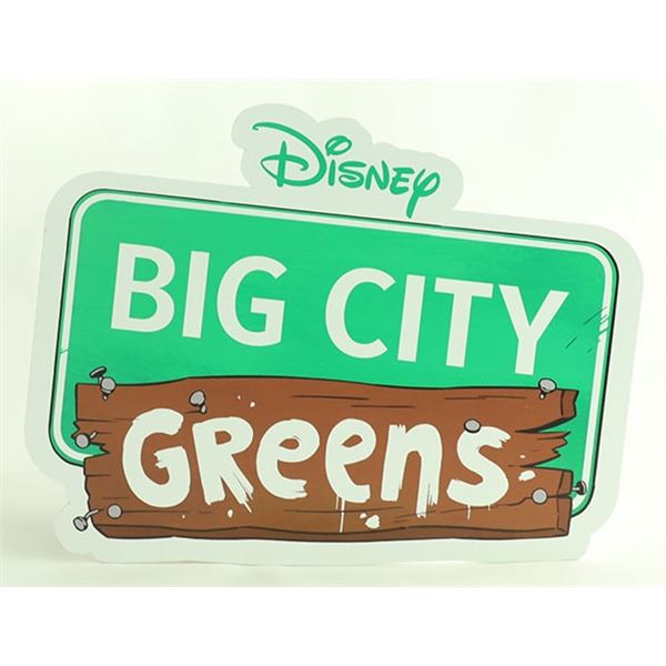 Disney DCA Big City Greens TV Series Park Sign