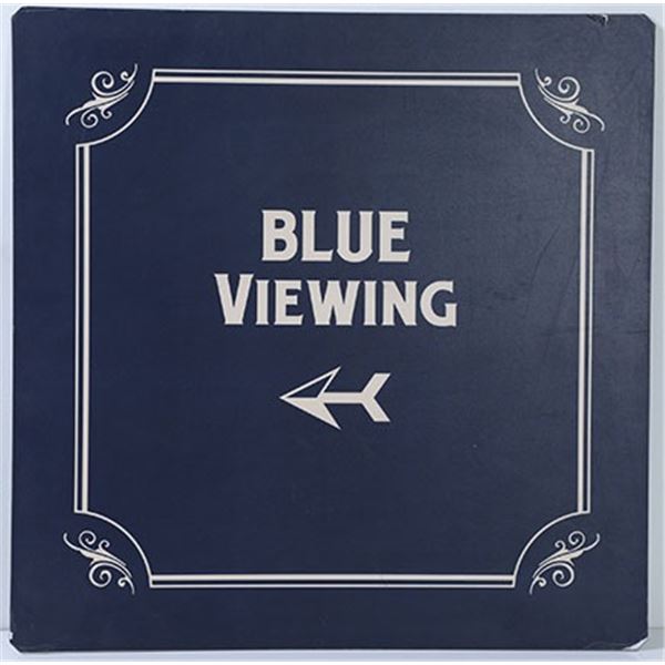 DIsney DCA World of Color Blue View Park Sign