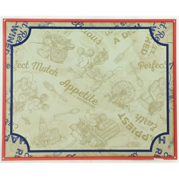 Disney DCA Food Festival Mickey Mouse Park Sign