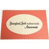 Image 1 : Disneyland Hotel Restaurants Placemat