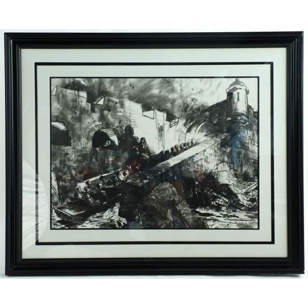 Herb Ryman Pirates of the Caribbean Concept Art Print