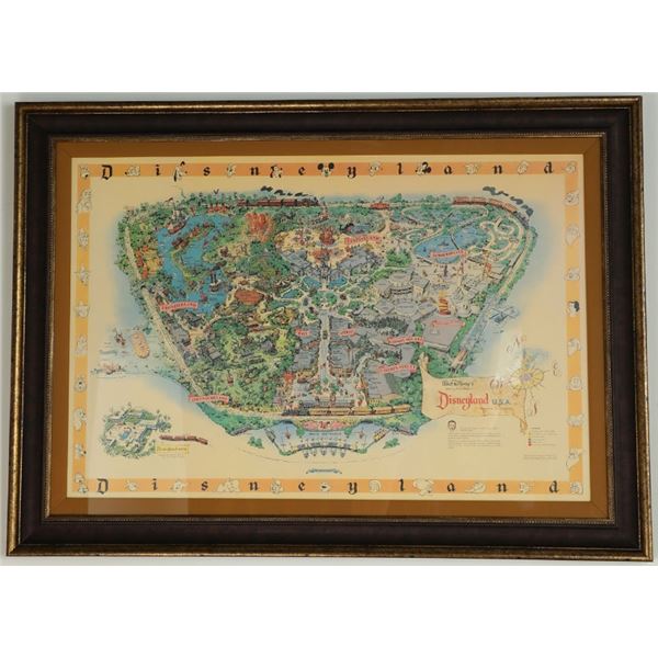 Disneyland 45th Anniversary LE 110 Large Park Map