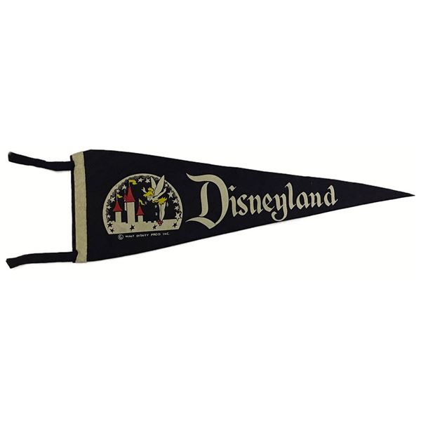 Disneyland 1955 Tinker Bell Pennant