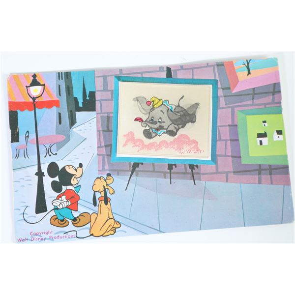 Disneyland Mickey Mouse Lenticular Postcard