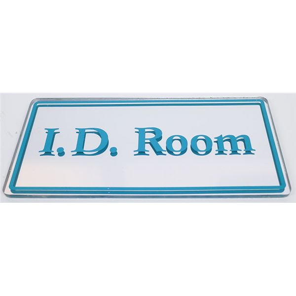 Disneyland Security I.D. Room Sign