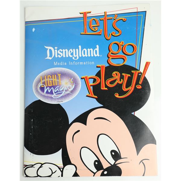 Disneyland Light Magic Parade Information Packet
