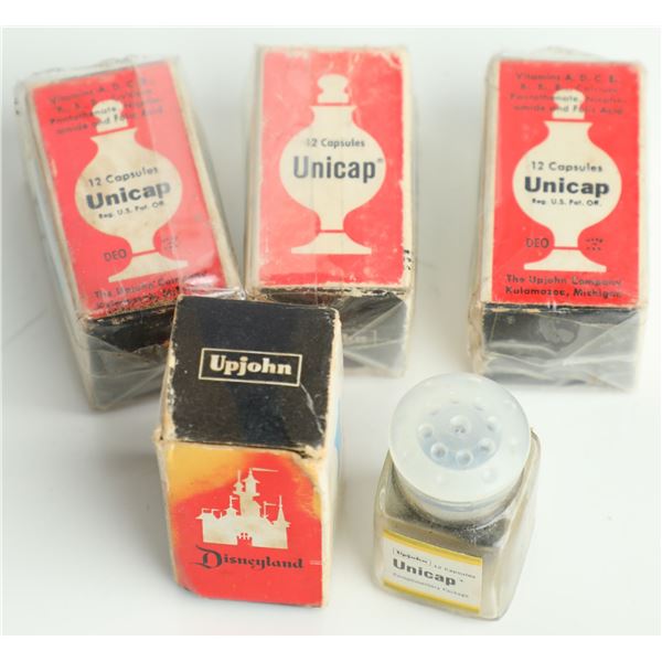 Disneyland Upjohn Pharmacy Vitamin Bottles