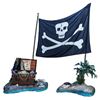 Image 2 : Disneyland Pirates of the Caribbean Prop Pirate Flag
