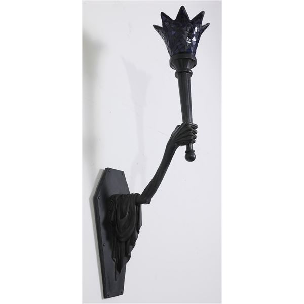 Haunted Mansion Crypt Torch Sconce LE Prop