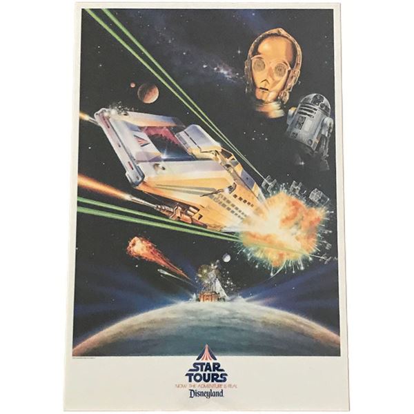 Tomorrowland Star Tours Attraction Poster