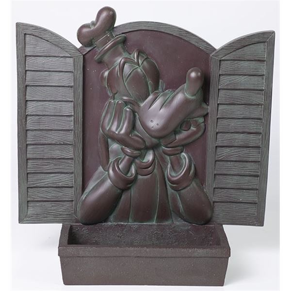 Epcot Goofy Bronze Style Flower Pot