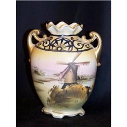 Nippon Windmill Vase 5-1/2" #1743267