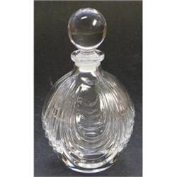 Peacock Feather Round Crystal Perfume Bottle #1743983