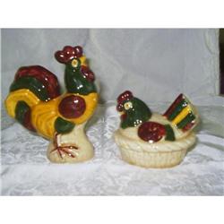 Metlox California Provincial Rooster Salt and #1744031