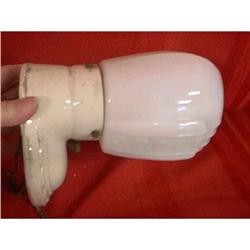 Porcelier  Porcelain Wall Light Glass Shade #1744040