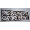 Image 1 : Antique Wrought Iron Panel Window #1744103