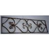 Image 1 : 100 Years Old Wrought Iron Panel Window #1744104