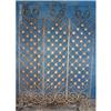 Image 1 : 3 Panels Wrought Iron Room Divider Screen #1744109