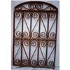 Image 1 : Wrought Iron Arched Top Gate Window, No Welds #1744136