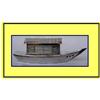 Image 1 : MINIATURE S SILVER BARGE / HOUSEBOAT /GONDOLA #1744610