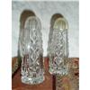 Image 1 : RARE ANTIQUE CRYSTAL SALT & PEPPER SET #1753275