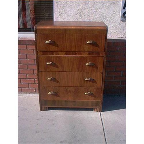 Art Deco Waterfall Front Dresser 1753291