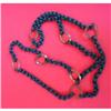 Image 1 : Vintage Green Celluloid Chain w/Brass Rings #1753549