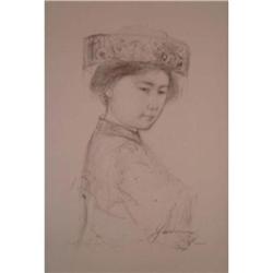Yasmin  lithograph by Edna HIbel #1753559