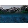 Image 1 : ORIG LANDSCAPE OIL PAINTING MOUNTAINS AND LAKE #1753603
