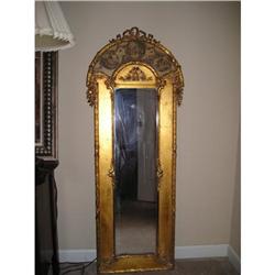 Louis XVI trumeau tall mirror #1753616