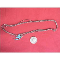 Beautiful Silver Necklace with Trade Bead #1753696