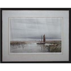 Color Lithograph signed Hermann Koenemann #1753718