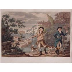Color Engraving "Partridge Shooting" #1753739