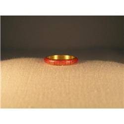 Hidalgo Silver Textured Hot Pink Insert Band #1753860