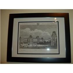 French antique print of Paris, Circa 1860 #1753883