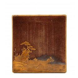 19C Japanese Makie Lacquer Writing Box #1753888