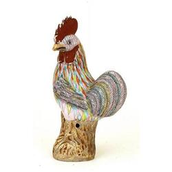 1930 Chinese Export Famille Rose Rooster #1753894
