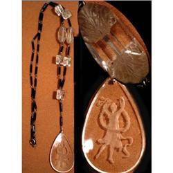 NOUVEAU Nymph fairy CAMPHOR rock Crystal #1753964