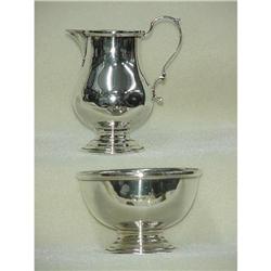 Sterling Silver Sugar Bowl and Cream Pitcher #1753983